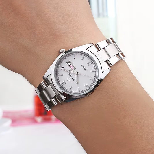 Montre Femme 2024 Fashion Ladies Watches Waterproof Quartz Silver Clock Women Automatic Date Dress Wrist Watch Reloj Mujer