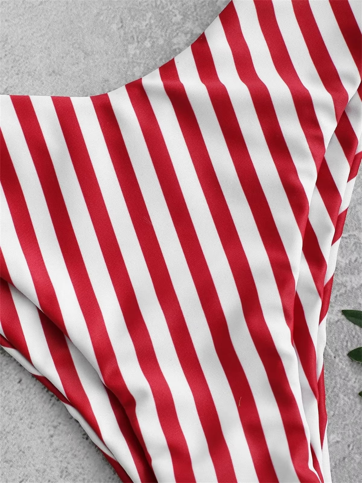Sexy Micro Bikini 2026 Women Swimsuit Scoop Neck Striped Swimwear Knot Bow Fringe Summer Beachwear Bathing Suit Push up Biquini