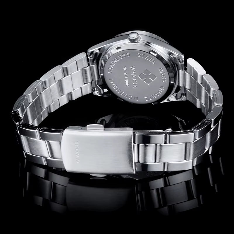 Montre Femme 2024  Fashion Ladies Watches Waterproof Quartz Silver Clock Women Automatic Date Dress Wrist Watch Reloj Mujer